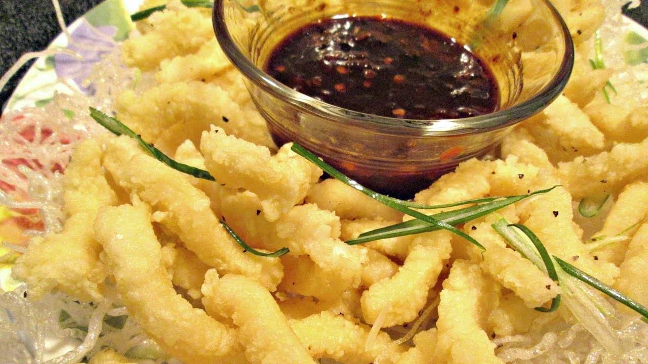 Salt and Pepper Calamari with Sweet Chili Dipping Sauce - PoorMansGourmet
