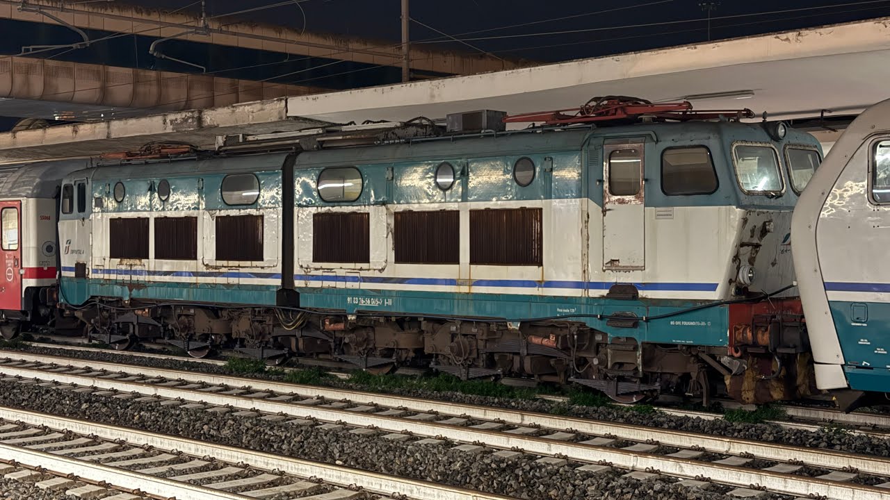 LA FINE PER IL CAIMANO E656.005, carrozze  REGIONALI e INTERCITY GIORNO!
