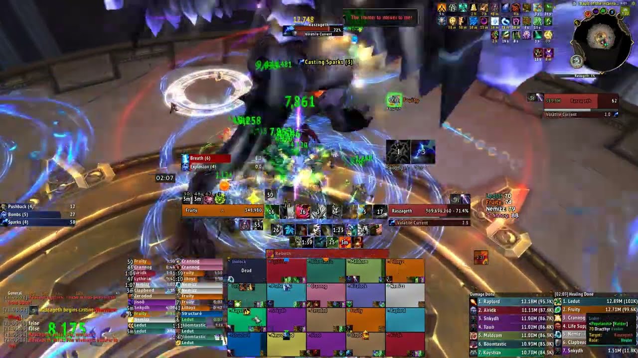 Raszageth Mythic - Restoration Druid PoV