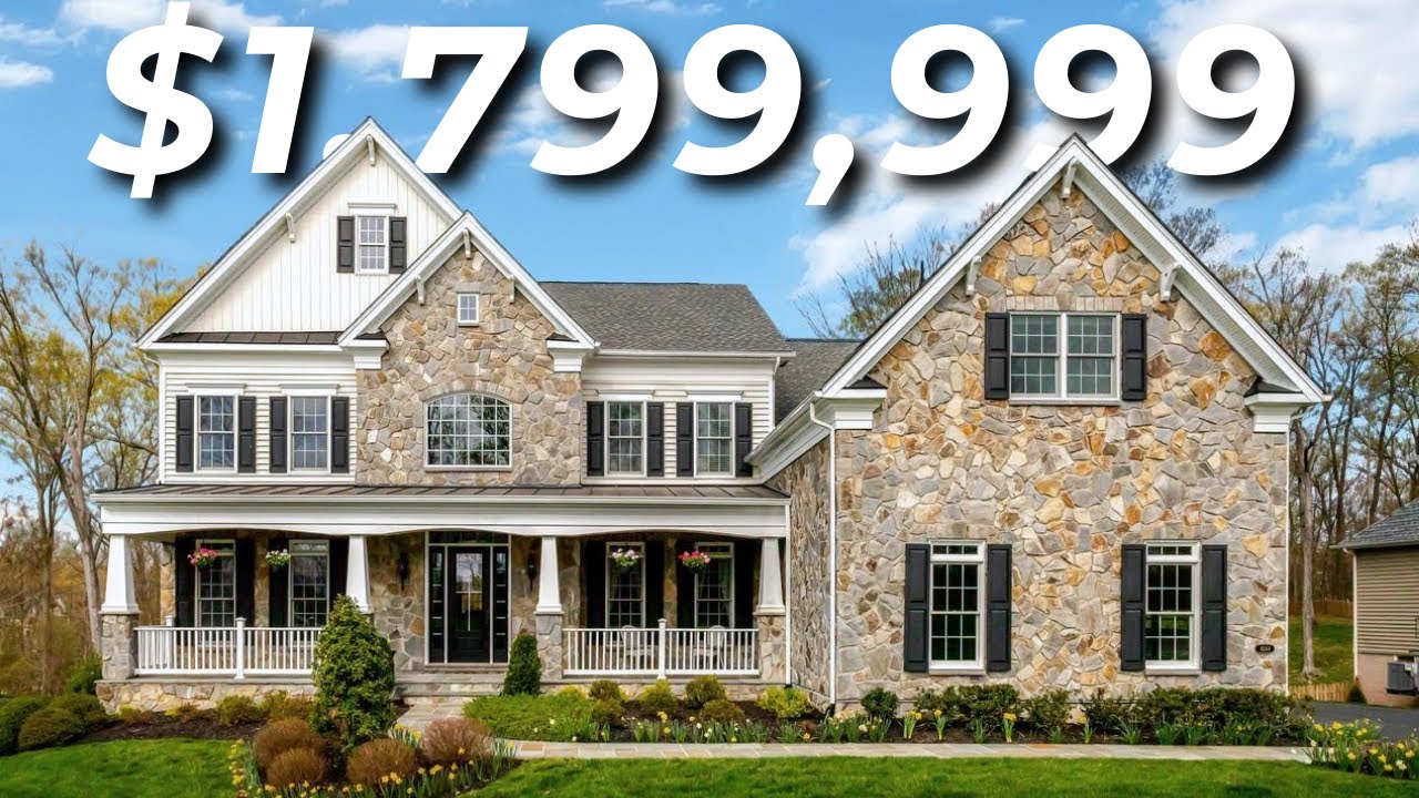 Tour the MOST expensive home in Haymarket, Virginia | Toll Brothers Dominion Valley
