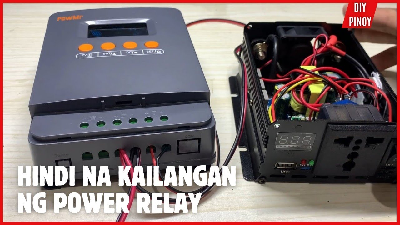 DIY AUTO ON/OFF SA INVERTER - HINDI NA MALOLOWBAT ANG BATTERY