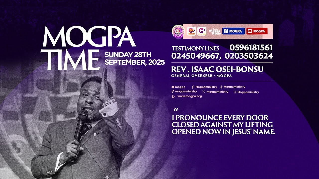 LET THE DOOR TO MY PROMOTION OPEN NOW || MOGPA TIME WITH REV O B || 28 - 09 - 2025
