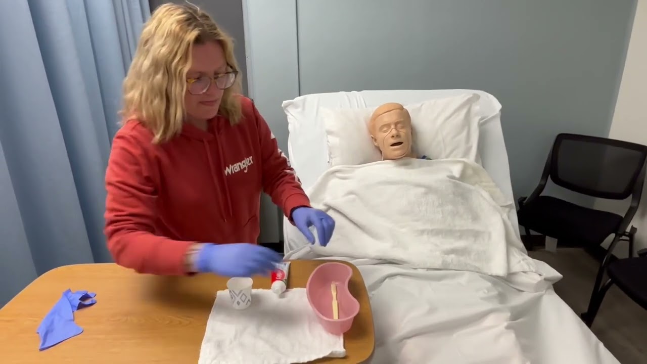 credentia CNA Testable Skill: Provides oral care