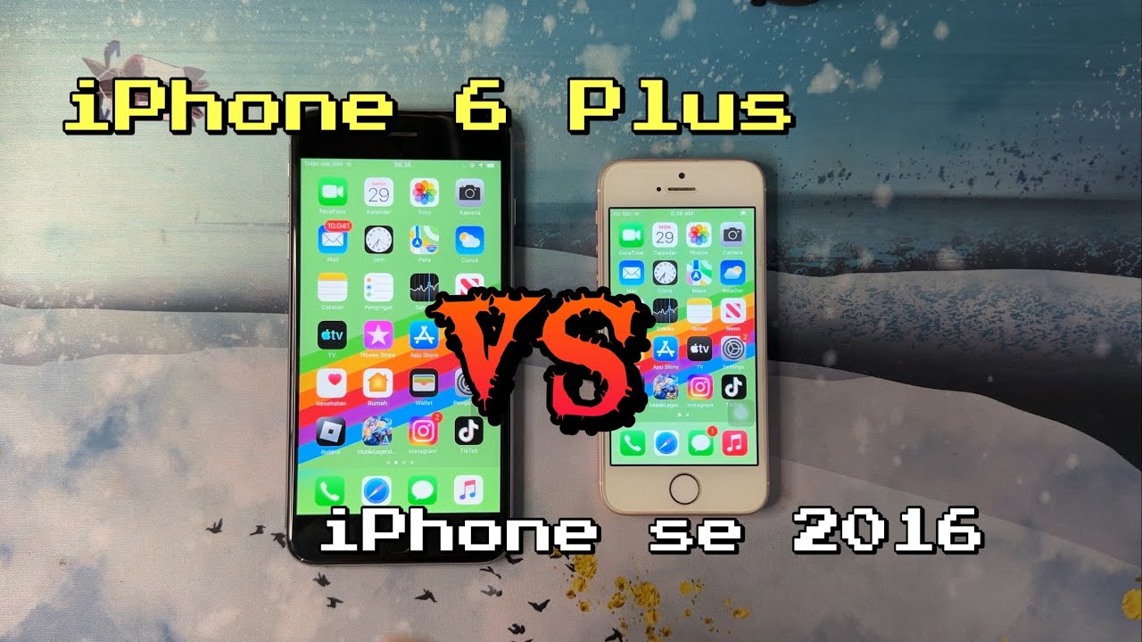 iPhone 6 Plus vs iPhone Se 2016