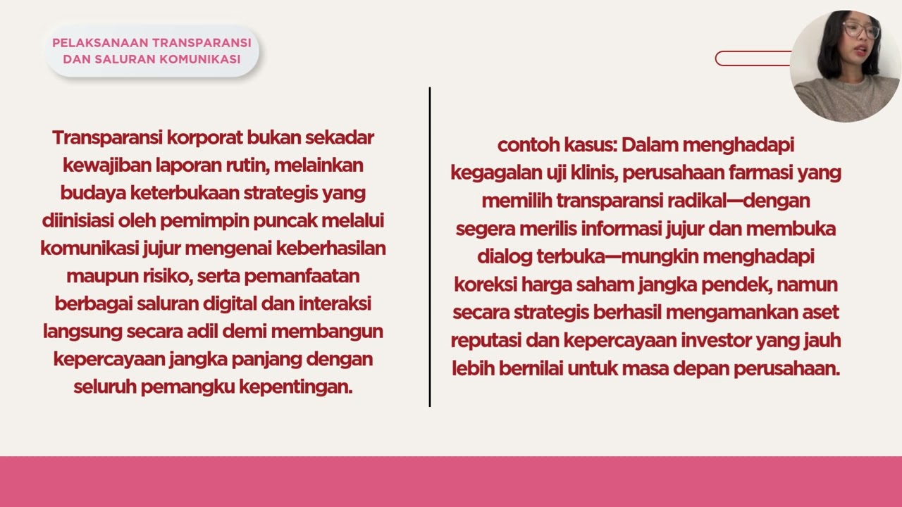Bab 3 Pengungkapan, Transparansi, dan Pengendalian Internal - TKMR A Kelompok D