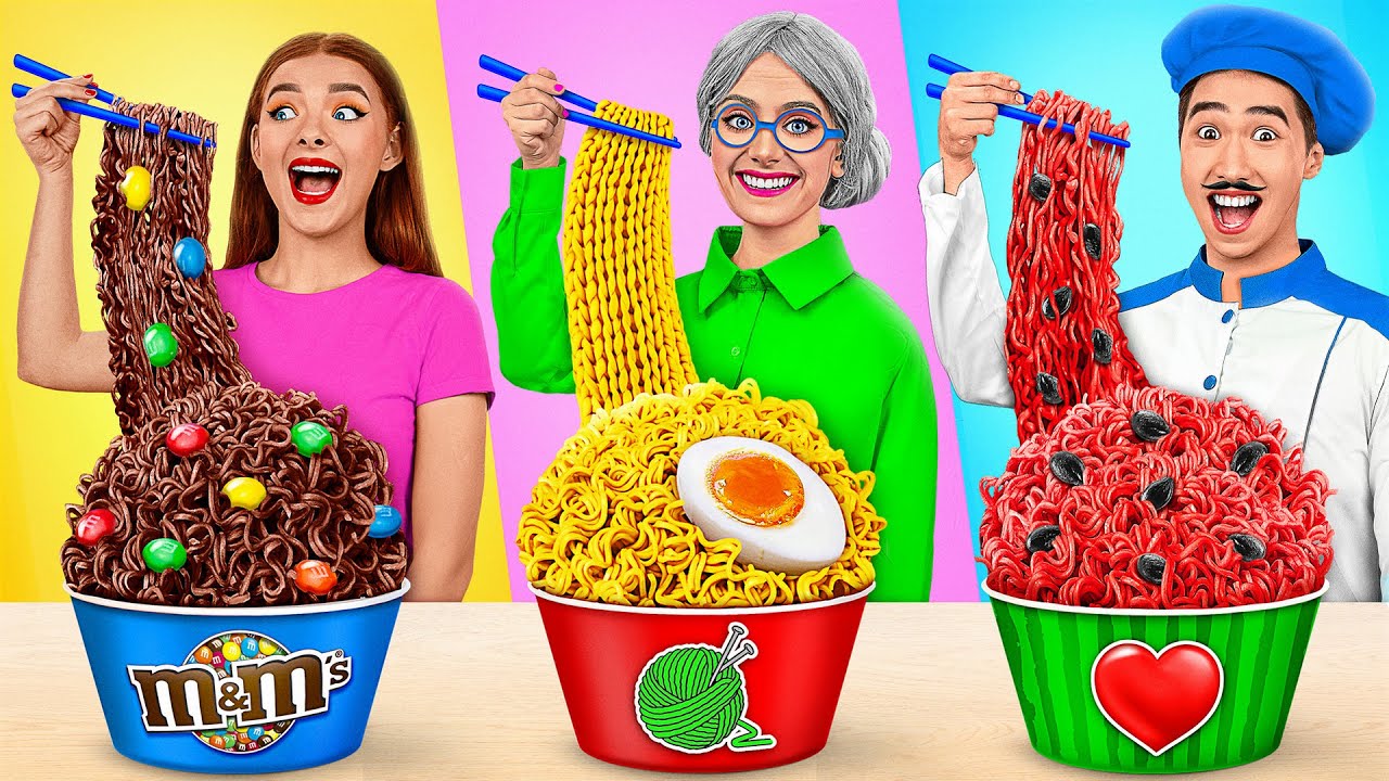 Reto De Cocina Yo vs Abuela | Impresionante Trucos de Cocina TeenDO Challenge