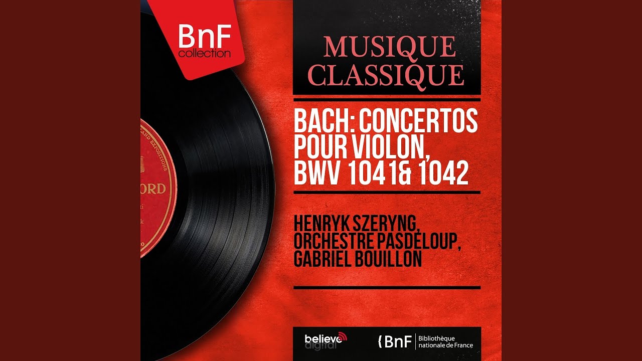 Violin Concerto in E Major, BWV 1042: III. Allegro assai