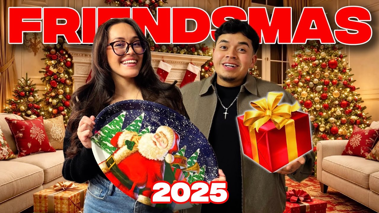 WE HOSTED OUR FIRST FRIENDSMAS!!! *TOO LIT*