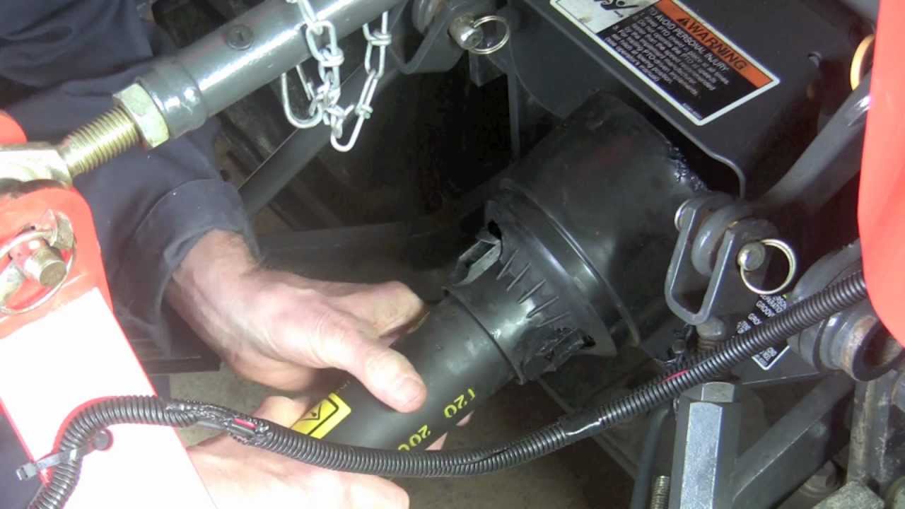 How to replace shear pin Kubota BX snowblower