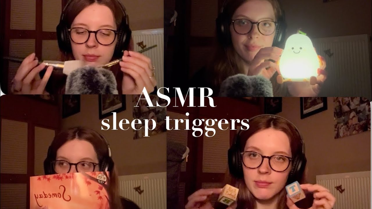 ASMR triggers to help you fall asleep 😴✨