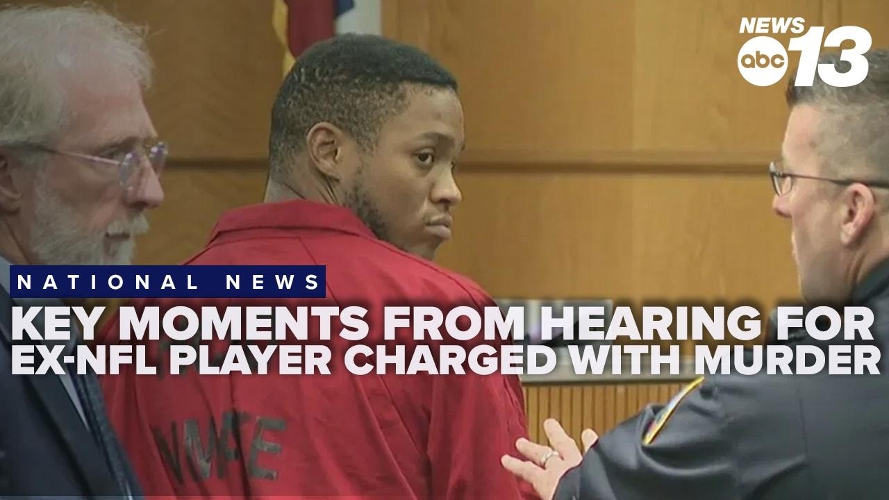Hearing for Ex NFL player charged with girlfriend's murder reveal crime scene and ChatGPT messages