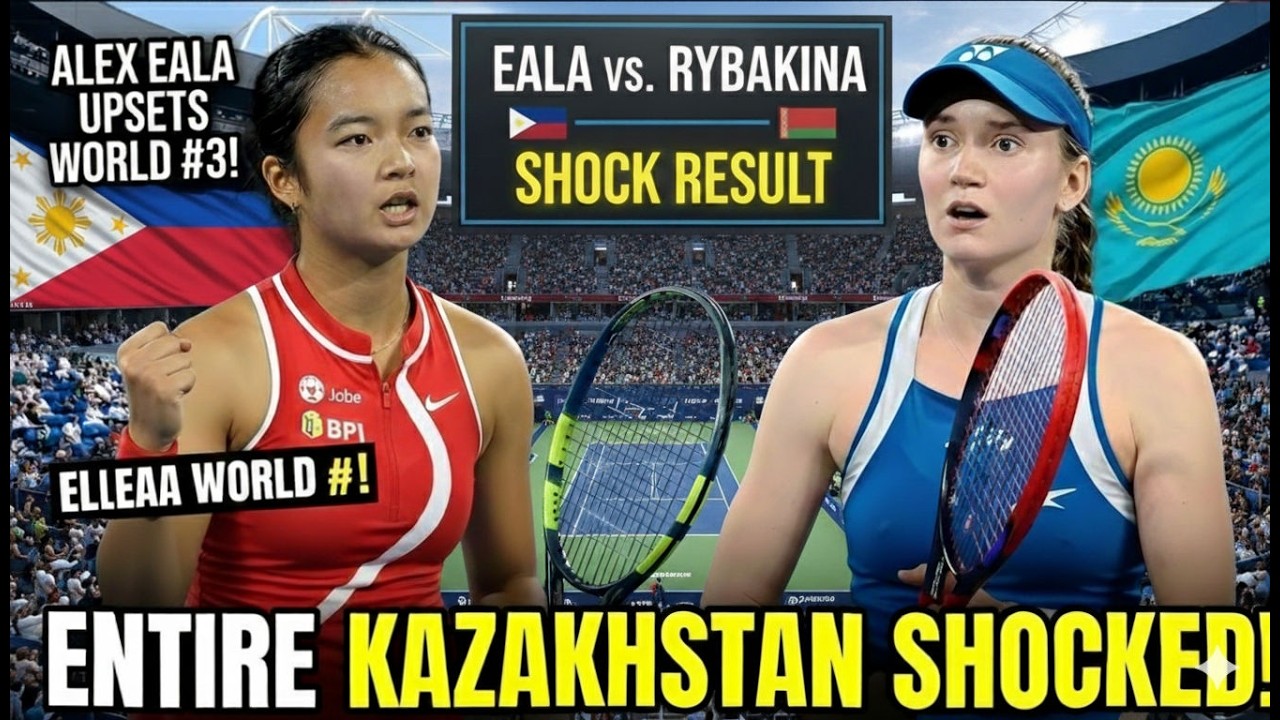 Kazakhstan Shocks Tennis World! Alex Eala vs World #3 Elena Rybakina  | BNP Paribas Open Thriller