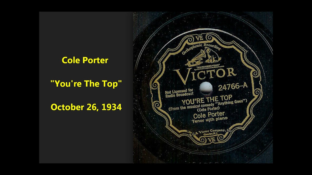 Cole Porter sings 