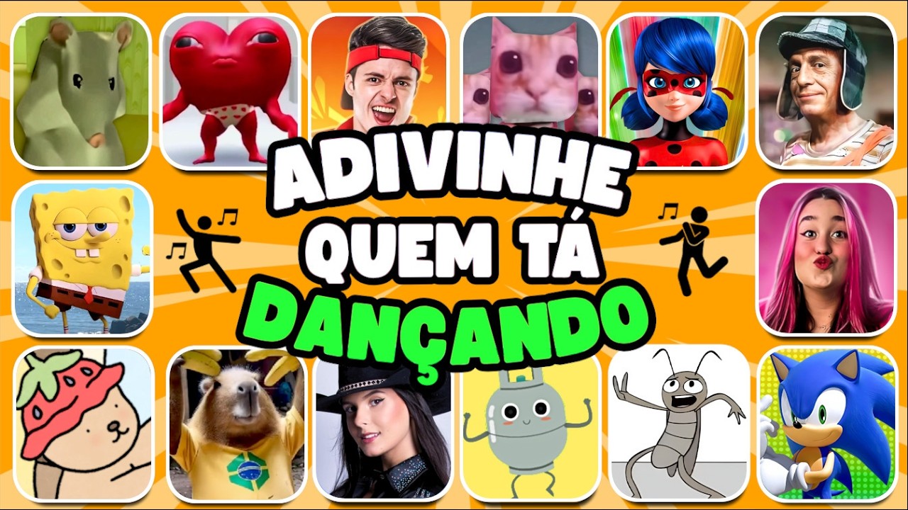 QUEM ESTÁ DANÇANDO? 💃🏽 Emilly Vick, Enaldinho, Rato Milton, Ay mi gatito miau miau, Ó u Gás, Katlen