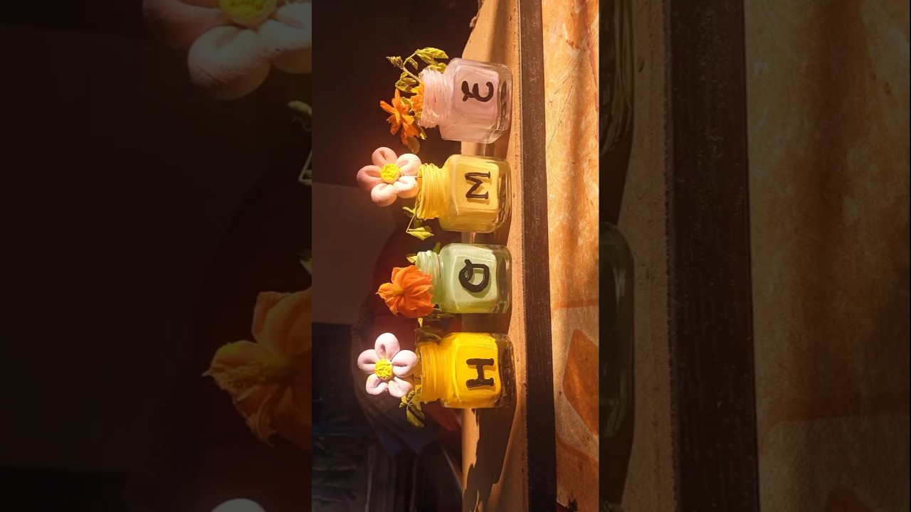 home decor craft/waste materials craft ideas