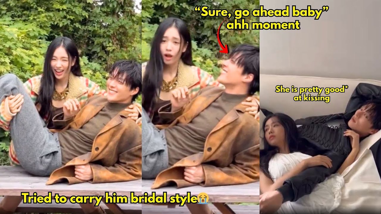 AHN EUNJIN PRETENDING TO LIFT JANG KIYONG UP!!!😭 KIYONG ADMITS EUNJIN&rsquo;S A &lsquo;PRETTY GOOD KISSER&rsquo;👀