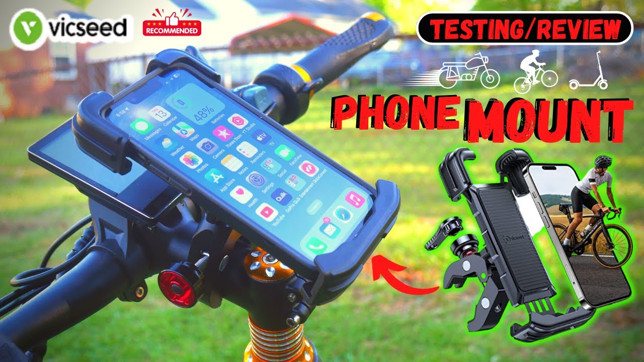 Adjustable Handlebar Cell Phone Holder Amazon - Testing/Review