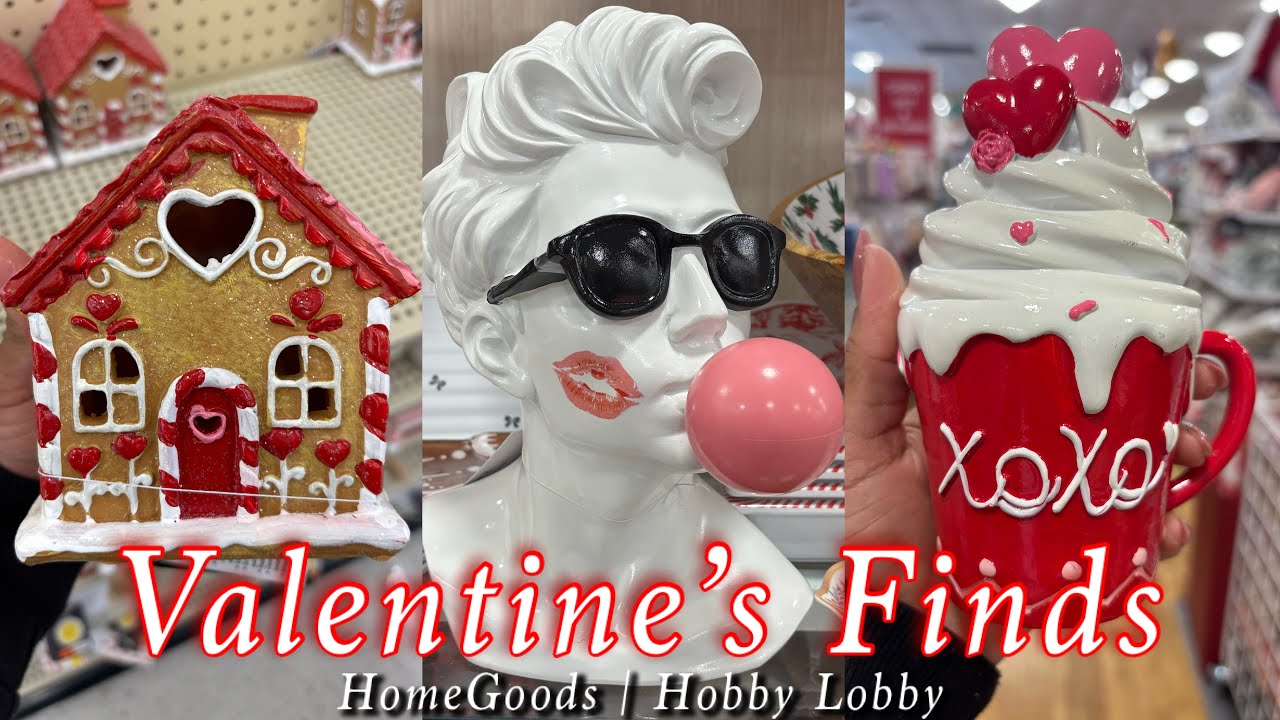 Первые находки ко Дню святого Валентина ❤️💋 HomeGoods и Hobby Lobby