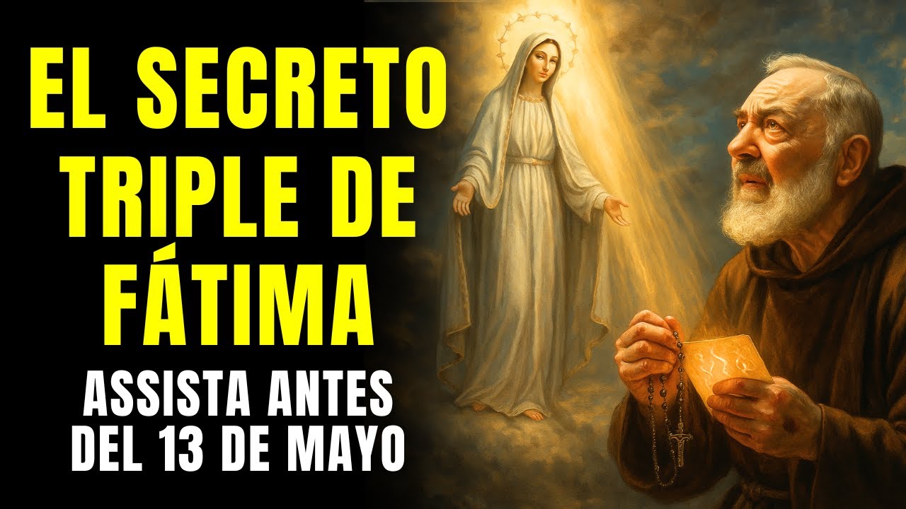 ⚠️  PADRE PÍO LO REVELÓ: EL SECRETO TRIPLE DE FÁTIMA – ASSISTA ANTES DEL 13 DE MAYO