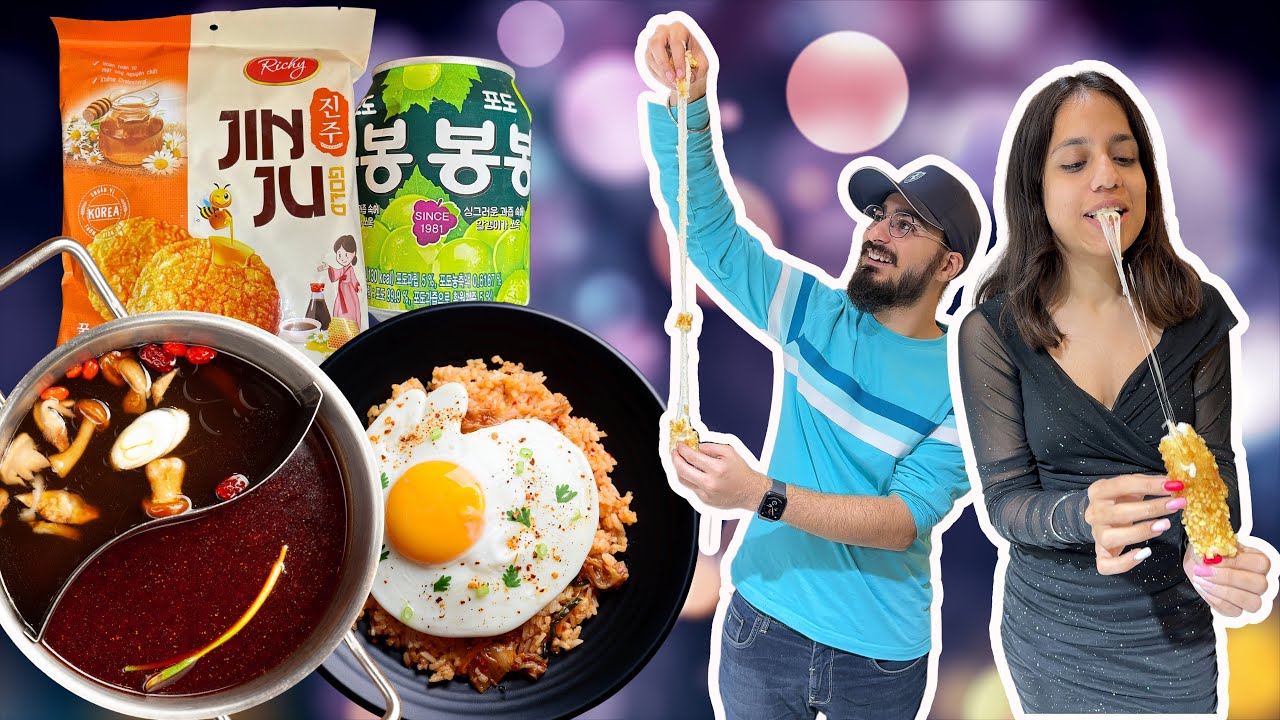 Eating Only KOREAN Food For 25 Hours Challenge  😱😱 | @sosaute