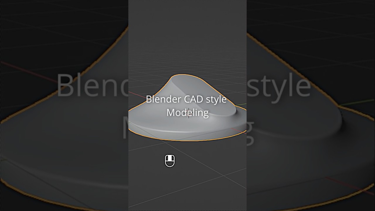 Blender CAD style Modeling #b3d #blender #cad