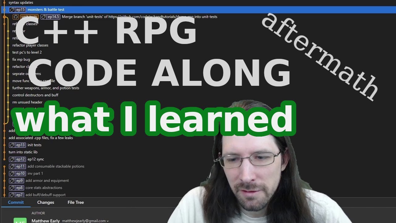 Retrospective - C++ Demo RPG Game Code-Along Series - Afterthoughts