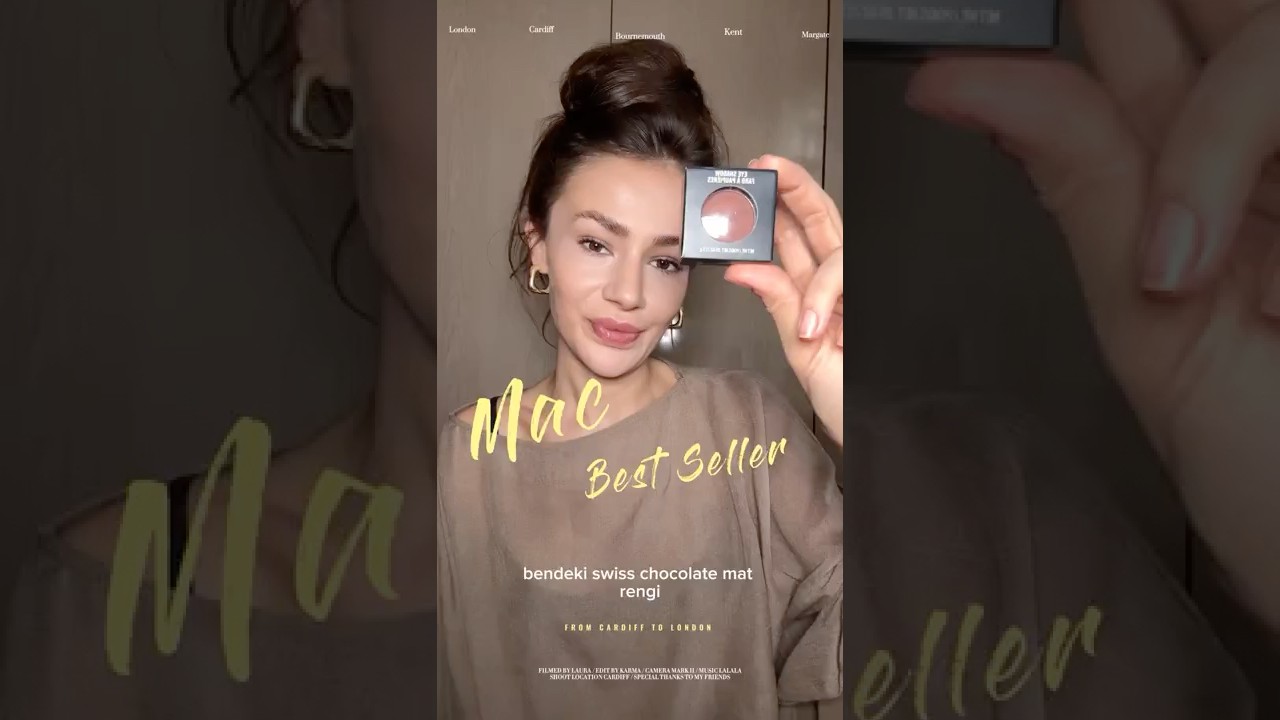 Mac Swiss Chocolate Matte tekli far (Best Seller) reklam yoktur. #makeup #makeuptutorial #beauty