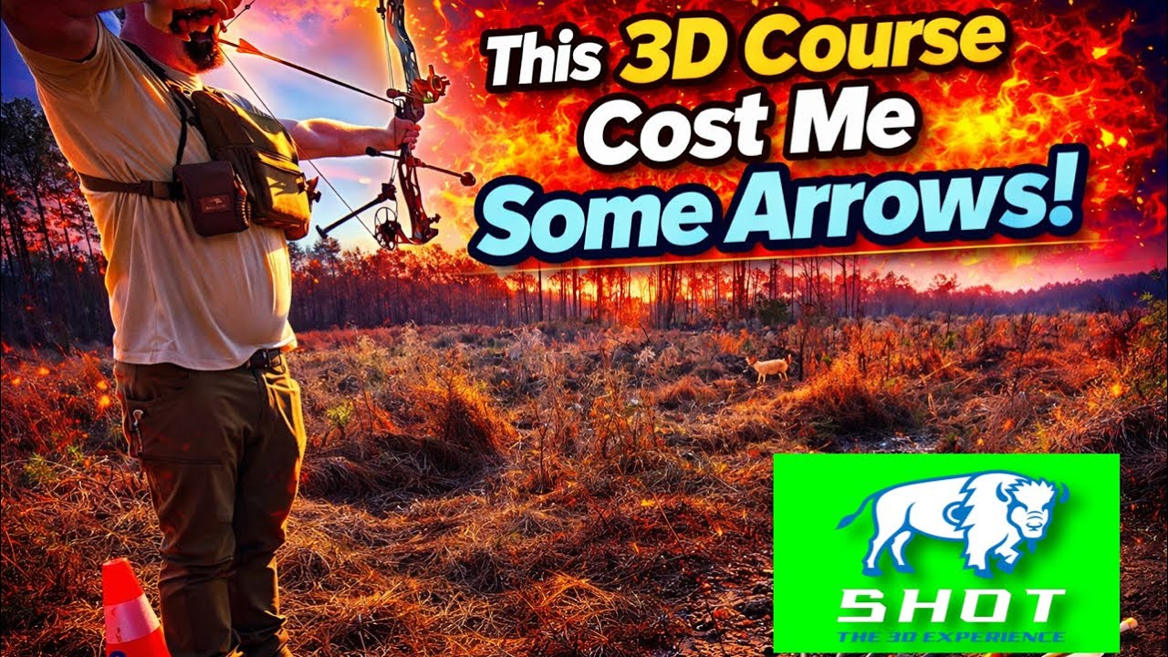Сломанные стрелы на стрельбище Rolling Bones Archery Course @Shotthe3DExperience #охота #олень #н...