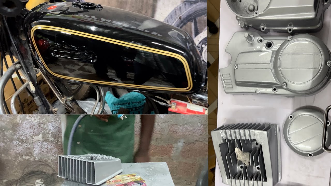 Yamaha rx100 paint work￼ finish 😍|| 2 part|| faddyzone_vlogs || 36 vlogs #faddy