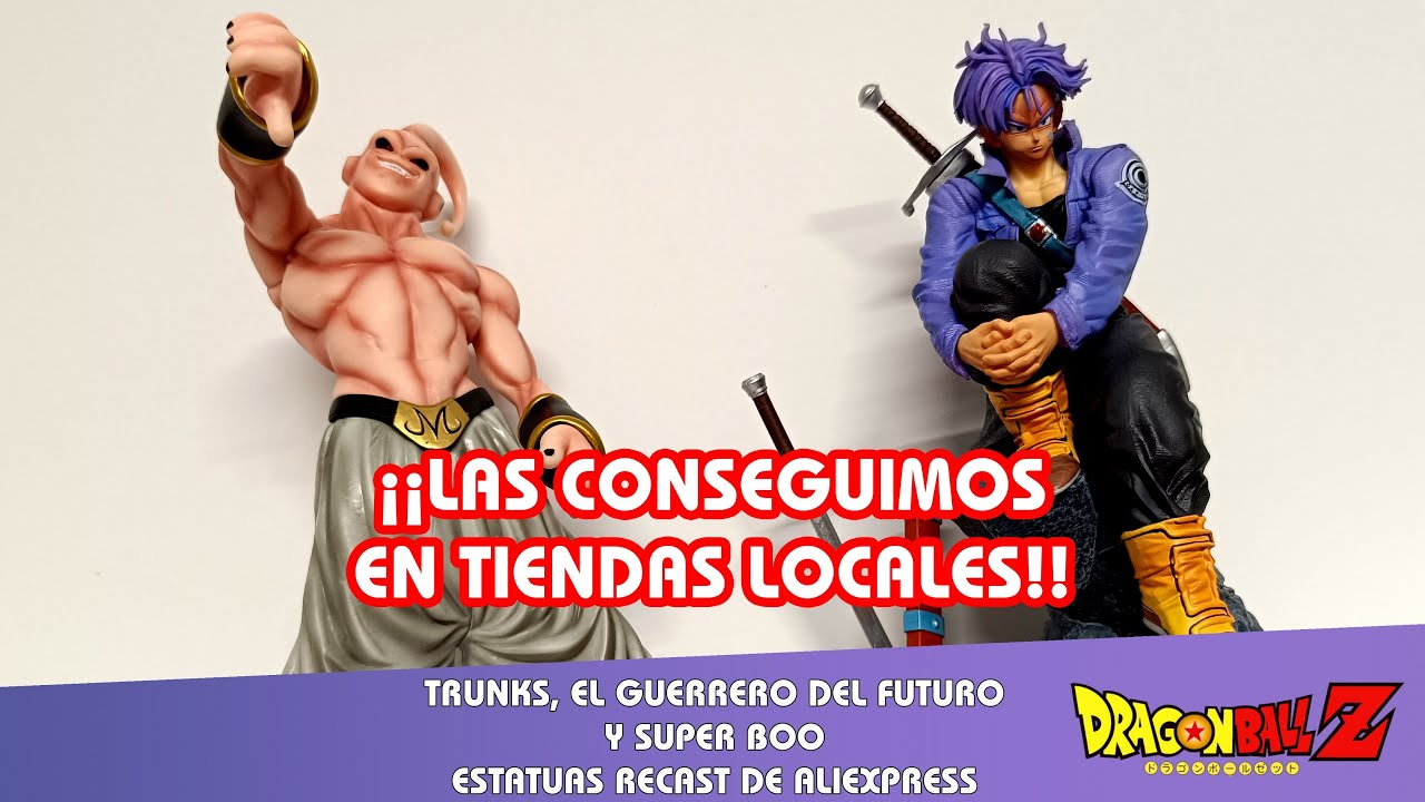 Review de Estatuas de Dragon Ball Z de Trunks y Super Buu de Aliexpress ⚔