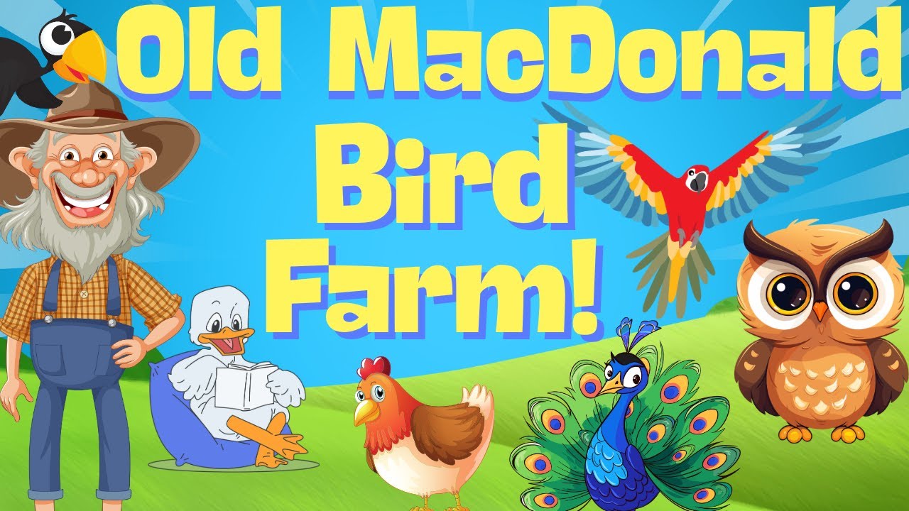 Old MacDonald had a farm | Old MacDonald’s farm full of Birds in this exciting, fun rhyme with twist