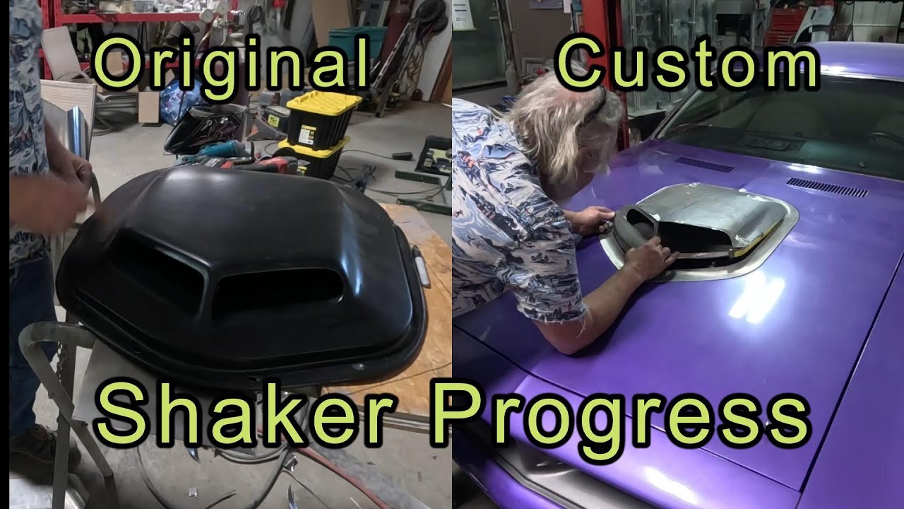 Shaker Hood Scoop Progress Hammering, Welding & Refining the Curves