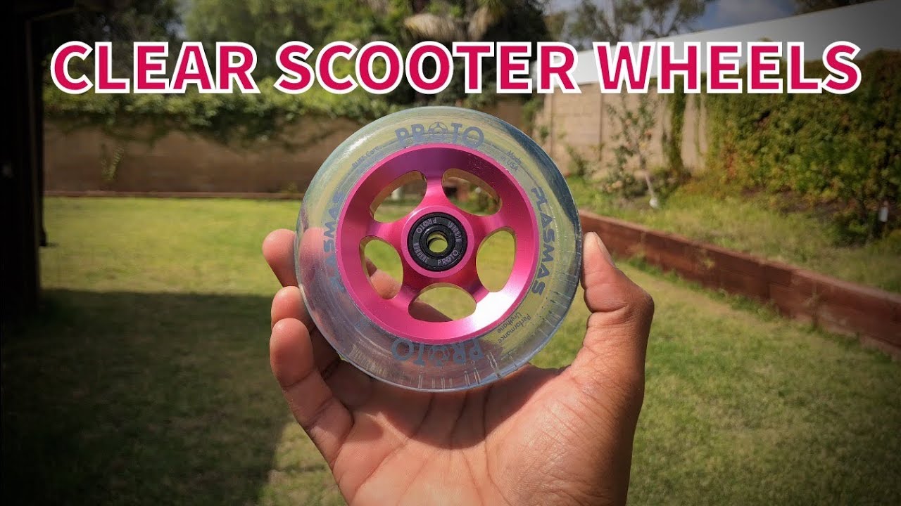 Proto Plasmas Unboxing *clear pro scooter wheels*