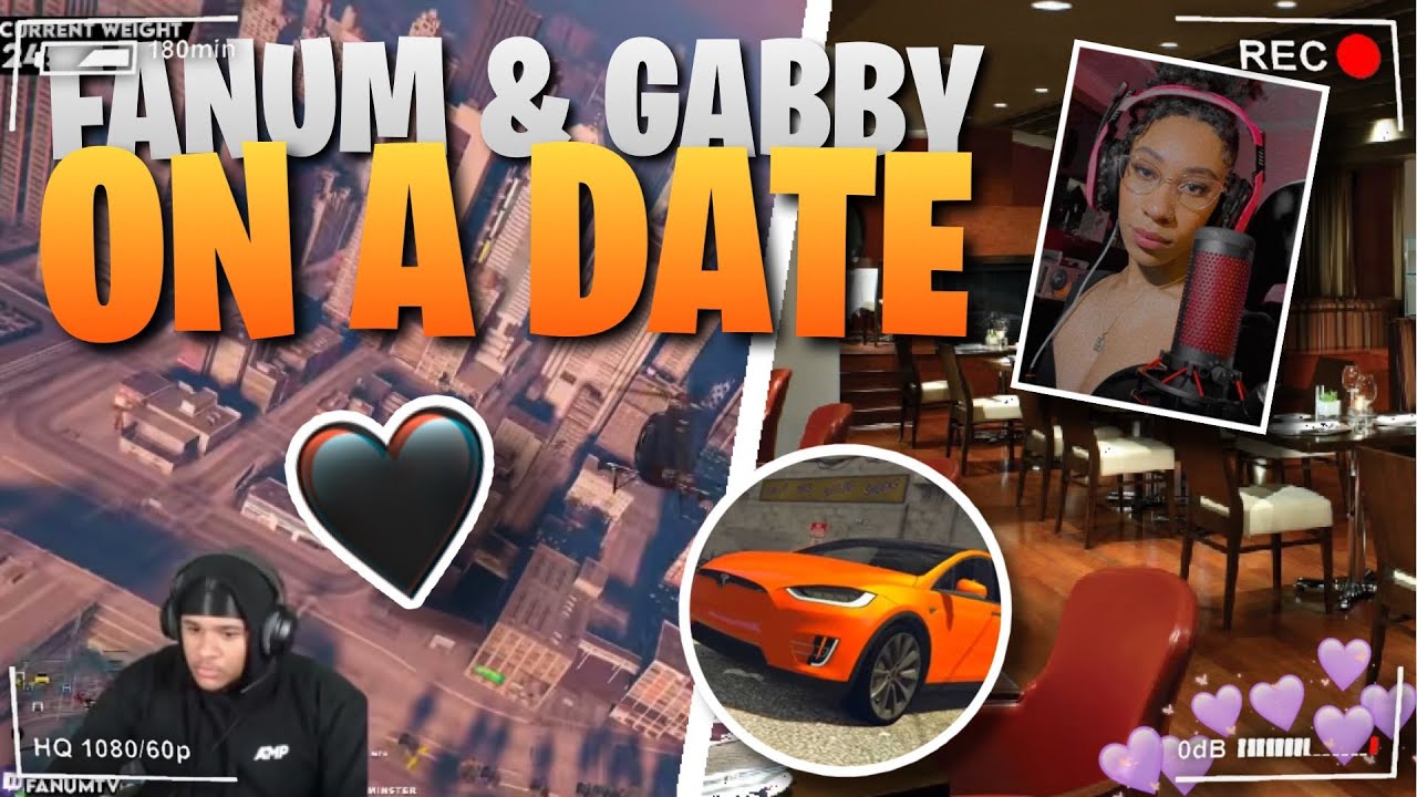 AMP Fanum Takes Gabby on a ❤️ROMANTIC DATE❤️... Then the OPPS Pull up in the AIR 🔥 ✈️