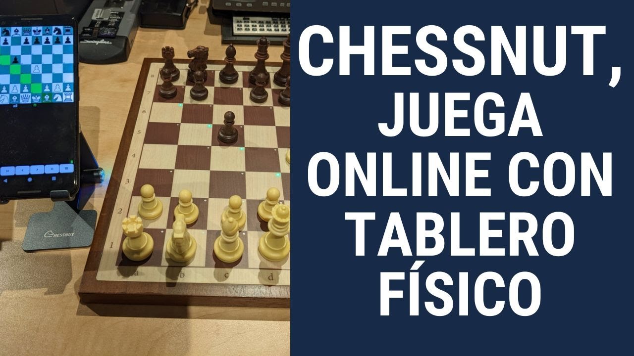Chessnut jugar al ajedrez online con tablero f&iacute;sico