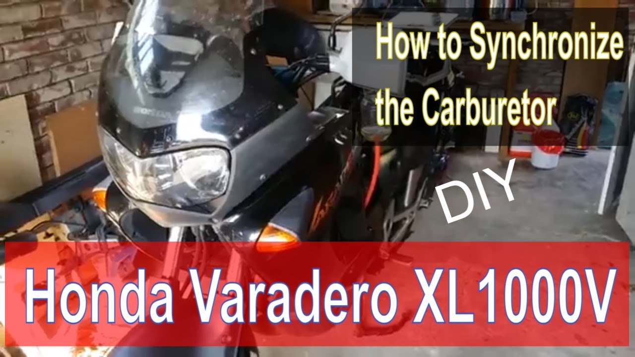How to Synchronize the Carburetors | Honda Varadero XL1000V | Tutorial