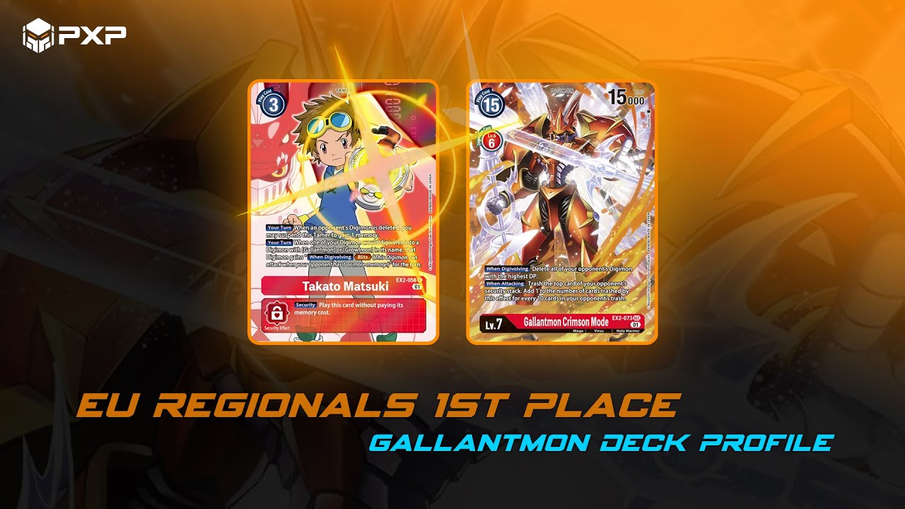 First place Gallantmon deck profile - March 16th Raid'n'Trade EU Regionals