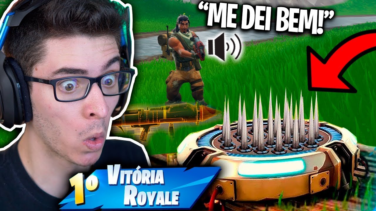 ESSE NOOB CAIU NA ARMADILHA MAIS TOSCA DO MUNDO! Fortnite: Battle Royale