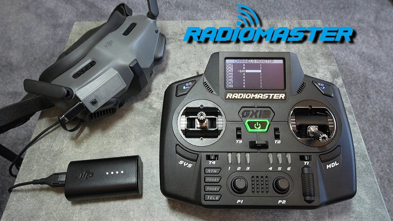DJI Wireless Head Tracker For Radiomaster Radios Tutorial