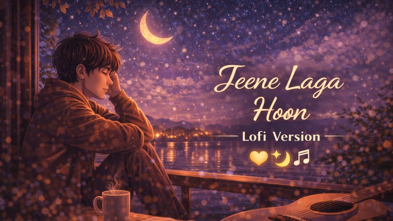 Jeene Laga Hoon – Lofi Version 💛 | Late Night Hindi Lofi #hindilofi #lofimu #lofi #bollywoodlofi 