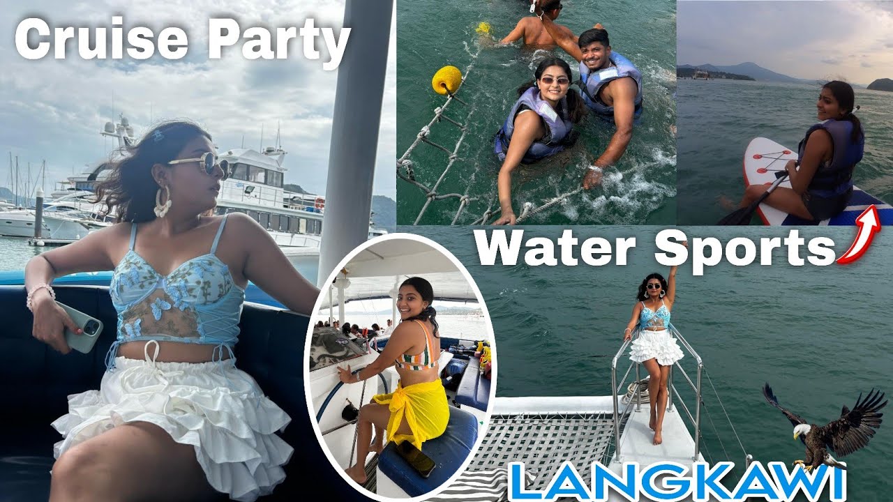 Langkawi Cruise Party & Water Sports full details n Highlights | Malaysia vlog part 11