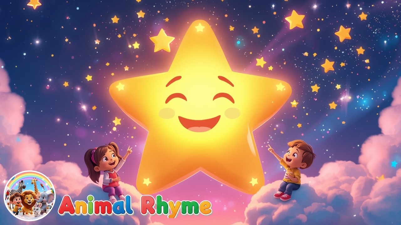 Twinkle Twinkle Big Star | Giant Star Adventure | Space Songs | Nursery Rhymes