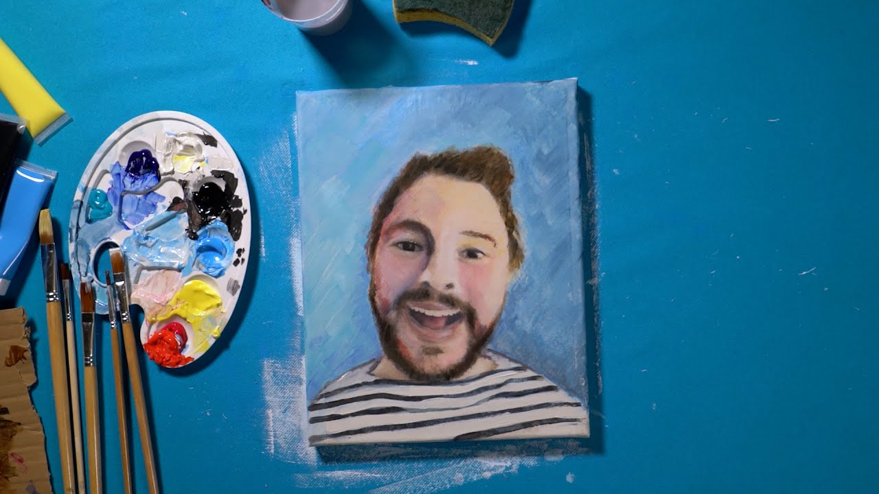 Wat is Kunst? - DIY: Maak een zelfportret op doek