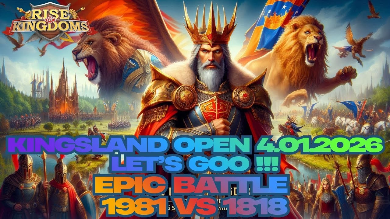 Kingsland OPEN ! 4.01.2026 Let's GOOO ! Epic Battle 1981 vs 1818