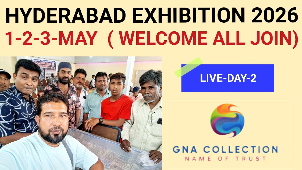 HYDERABAD INTERNATIONAL COINS AND CURRENCY EXHIBITION-2026  ( DAY-2 LIVE) 1-2-3-MAY-2026