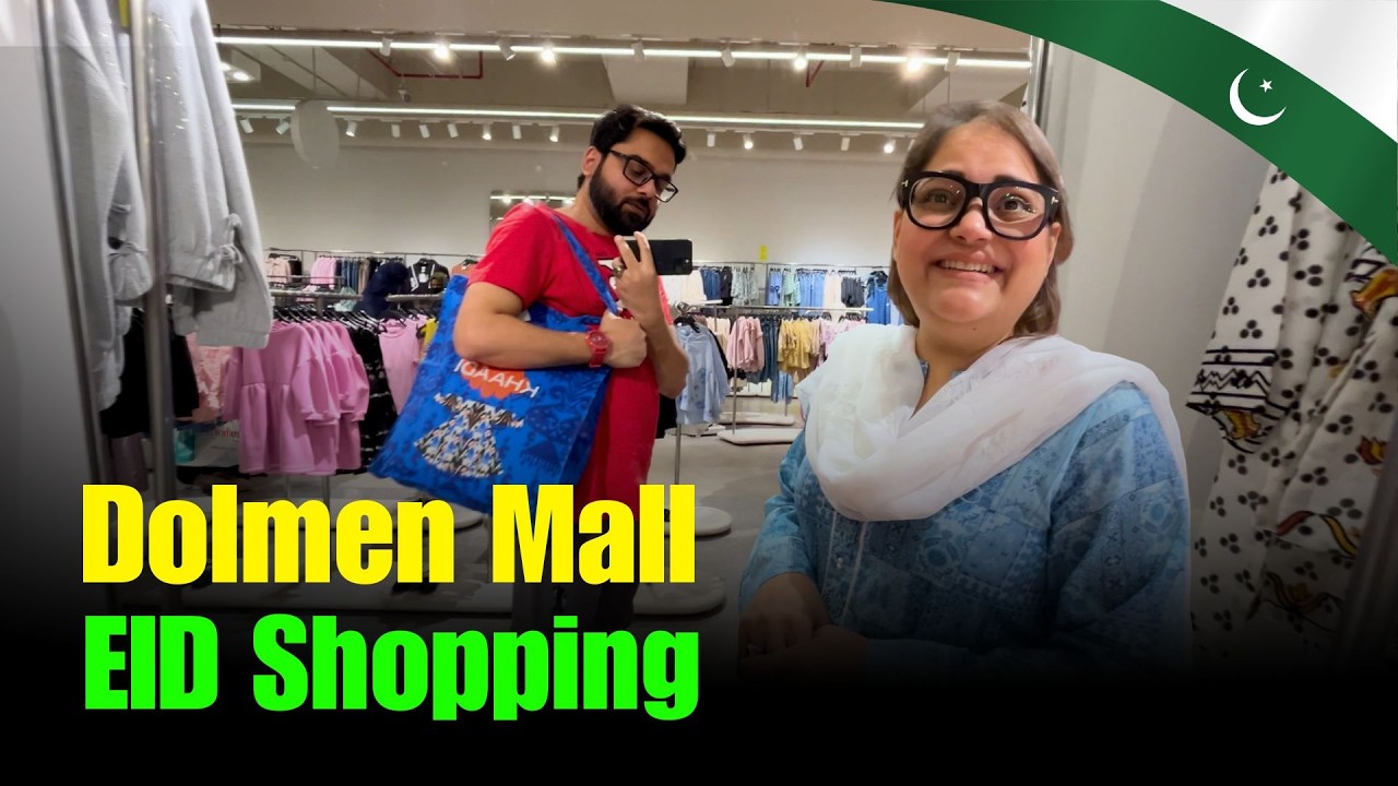 Dolmen Mall Karachi Eid Shopping, Sana Safinaz Se Eid Outfit Final Khaadi, Ego Ethnic, Sana Safinaz