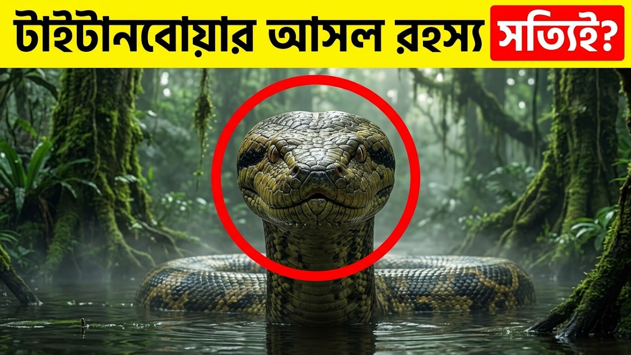 Titanoboa: পৃথিবীর ইতিহাসে সবচেয়ে বড় সাপ! 🐍