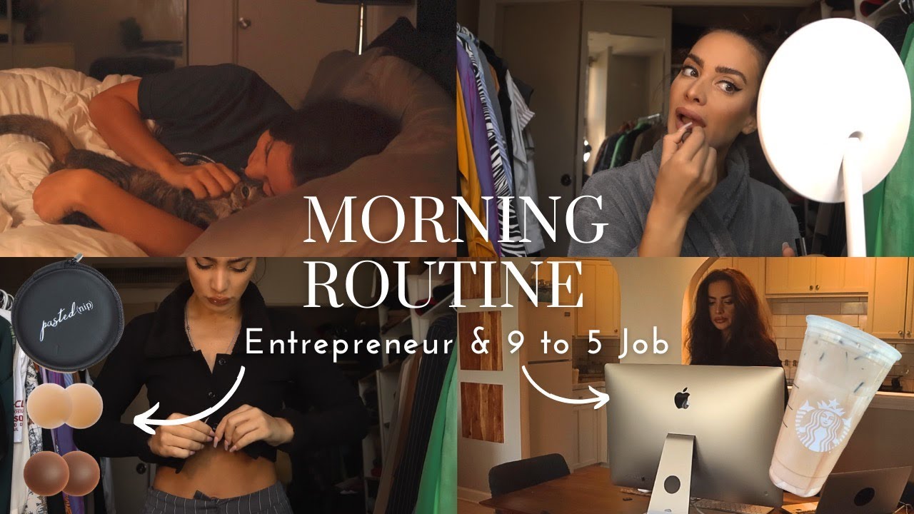 Realistic morning routine as an entrepreneur with a 9-5 day