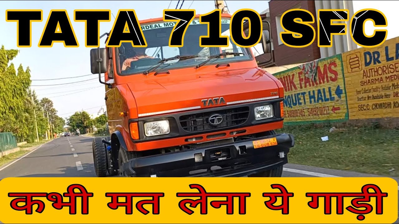 TATA 710 SFC bs6  2022 delivery vlog | walk around and detailed information