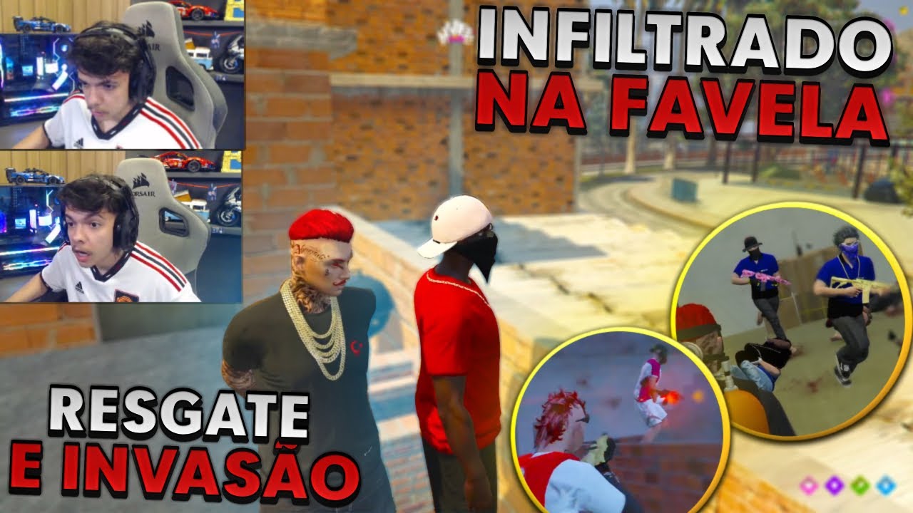 BK FOI SEQUESTRADO DENTRO DE SUA FAVELA | RESGATE E INVASÃO NA FAVELA | HYPE RP | GTA RP |   🇹🇷